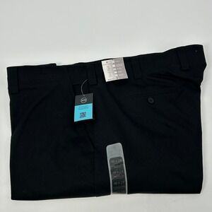 Oak Hill Tech Pants Mens‎ 48x28 Black Straight Fit 37.5 Cocona Natural NEW